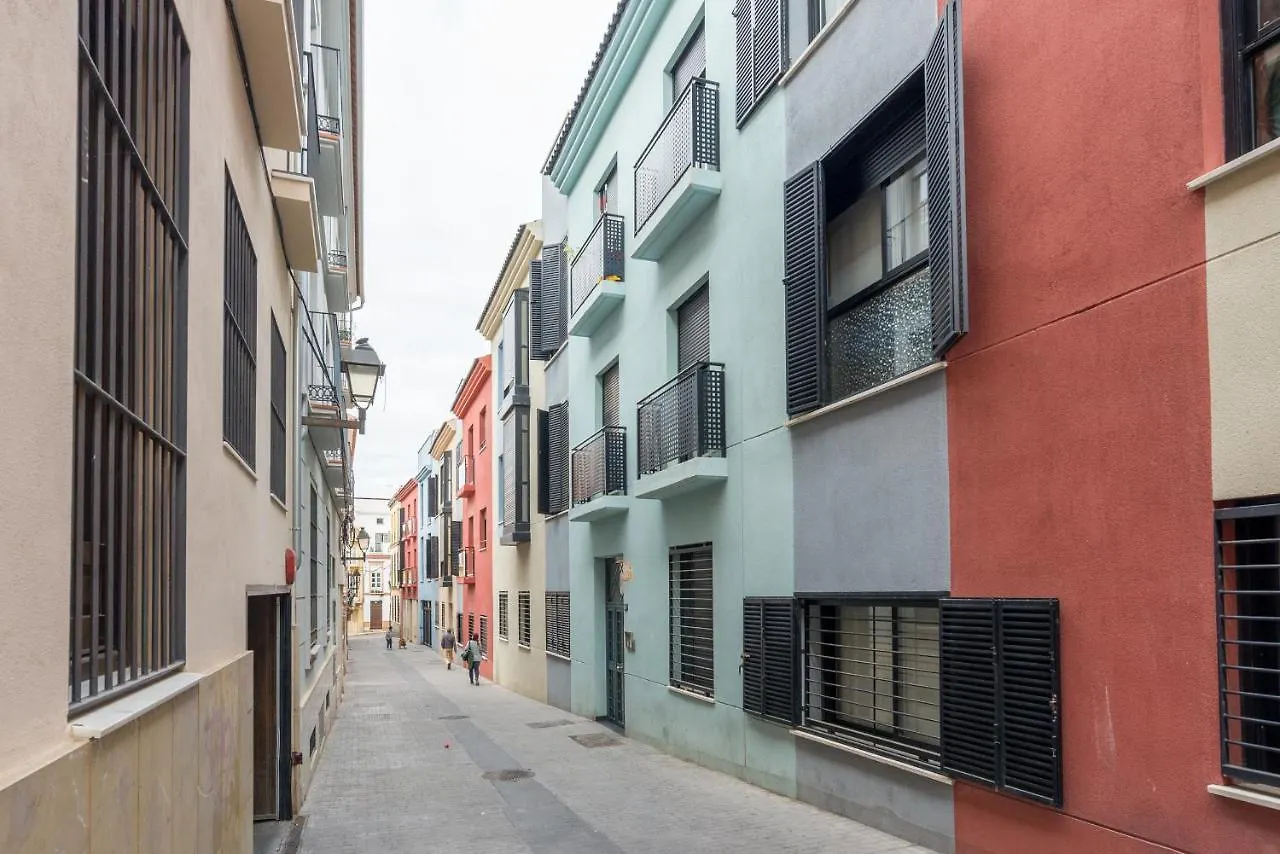 Cozy Apartament In The Heart Of Malaga With Pool Lägenhet