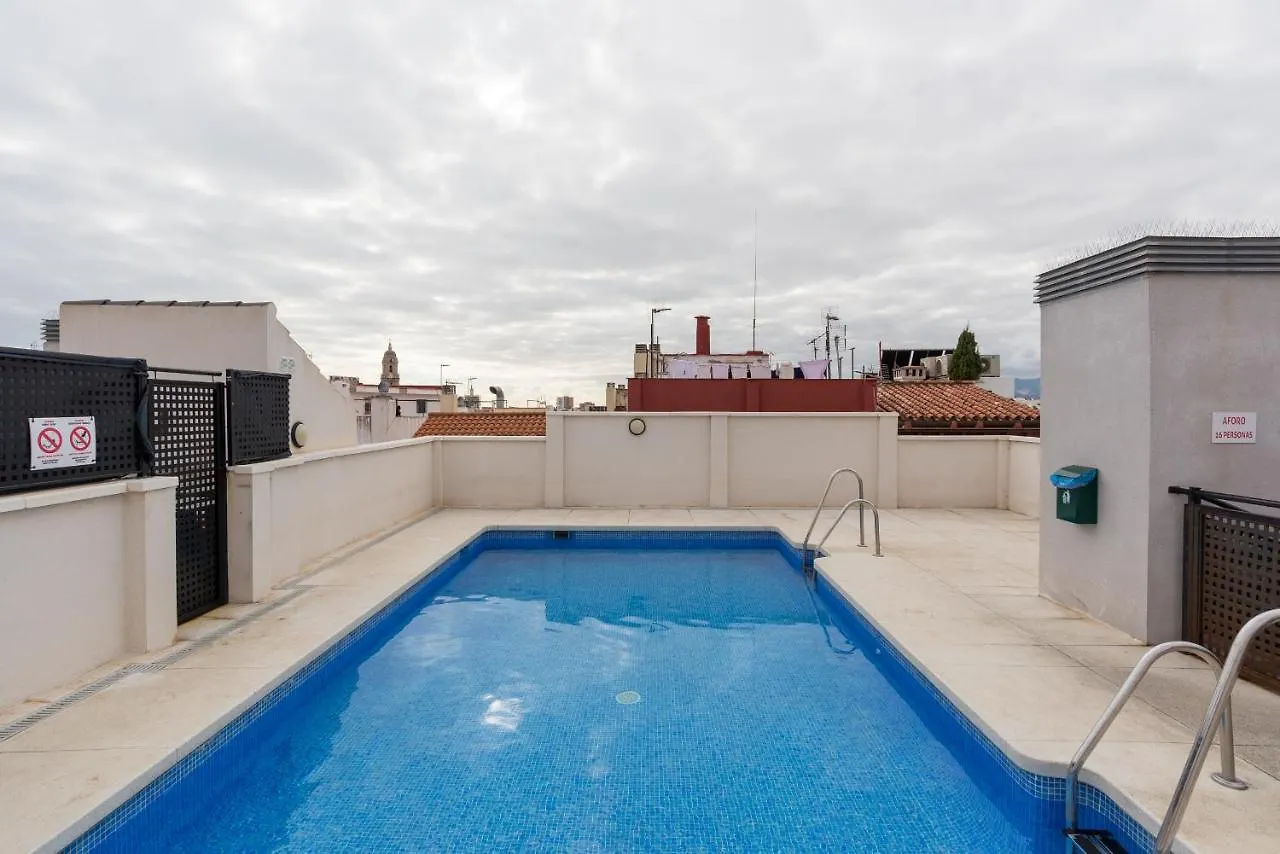 Cozy Apartament In The Heart Of Malaga With Pool 0*,